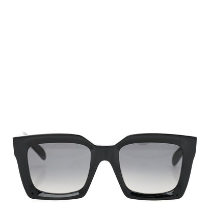 Celine Acetate Square Sunglasses CL401301 Black 2 of 9