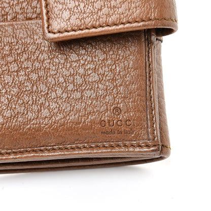 Gucci Calfskin French Junco Wallet Light Brown 7 of 12