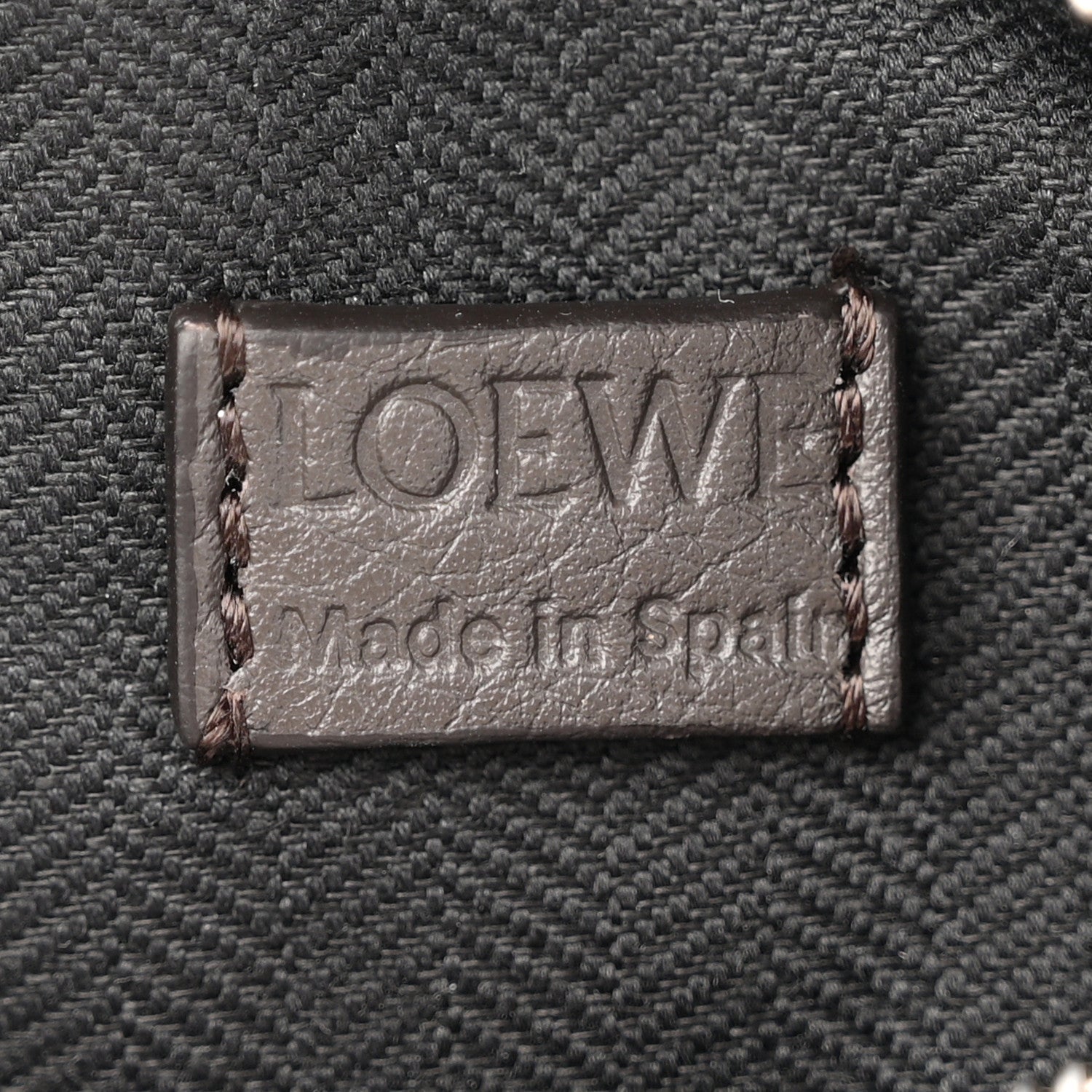 Loewe Calfskin Mini Puzzle Bumbag Dark Grey 5 of 9