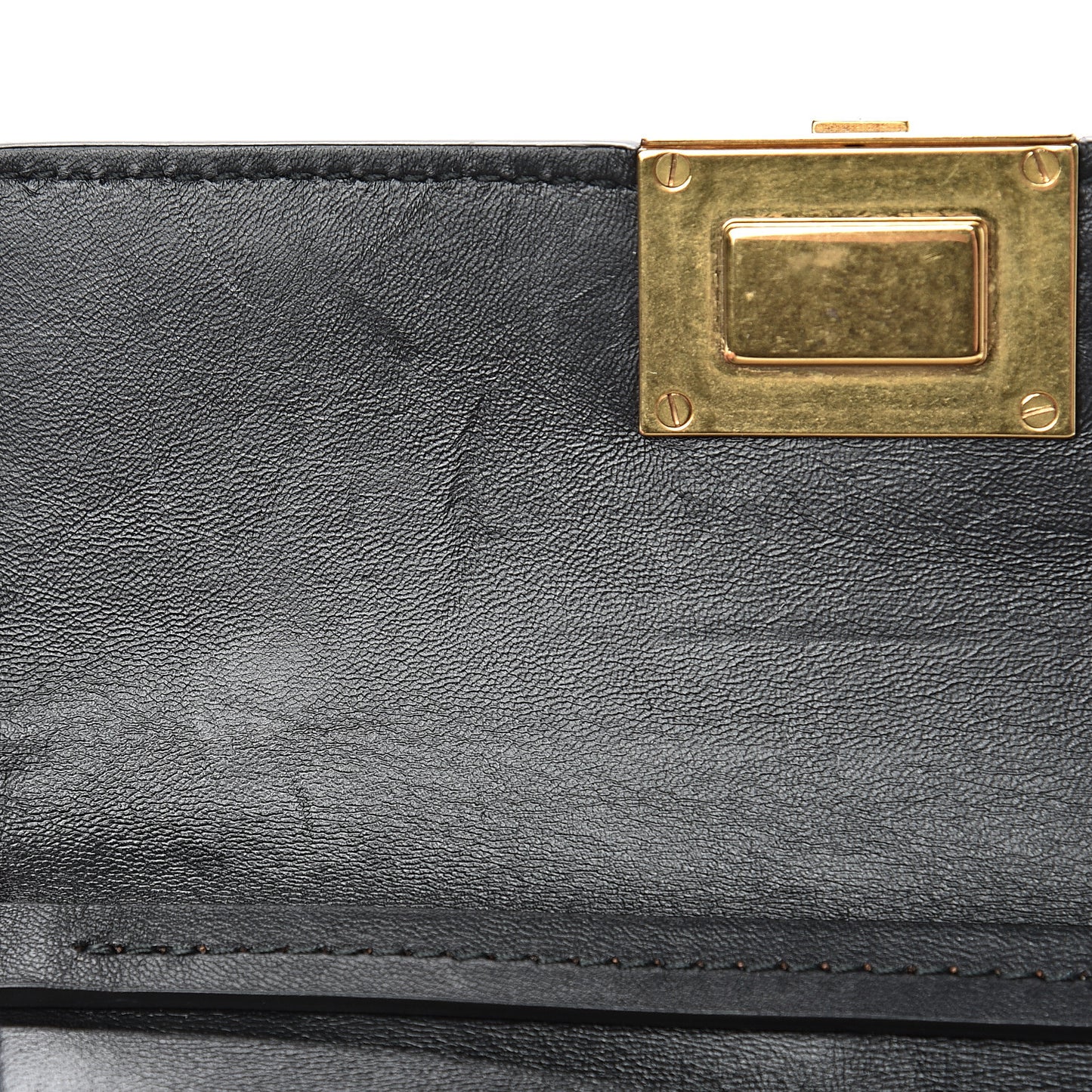 Goatskin Quilted GV3 Mini Pocket Convertible Bag Black