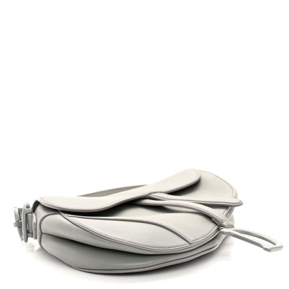 Christian Dior Ultra Matte Calfskin Saddle Bag Grey 4 of 11