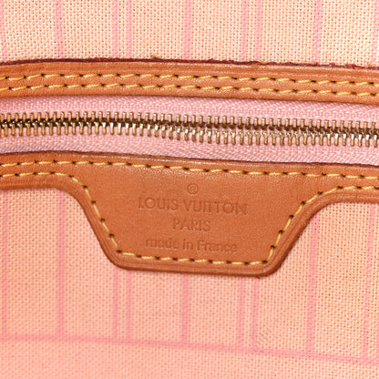 Louis Vuitton Damier Azur Neo Neverfull MM Rose Ballerine 7 of 10