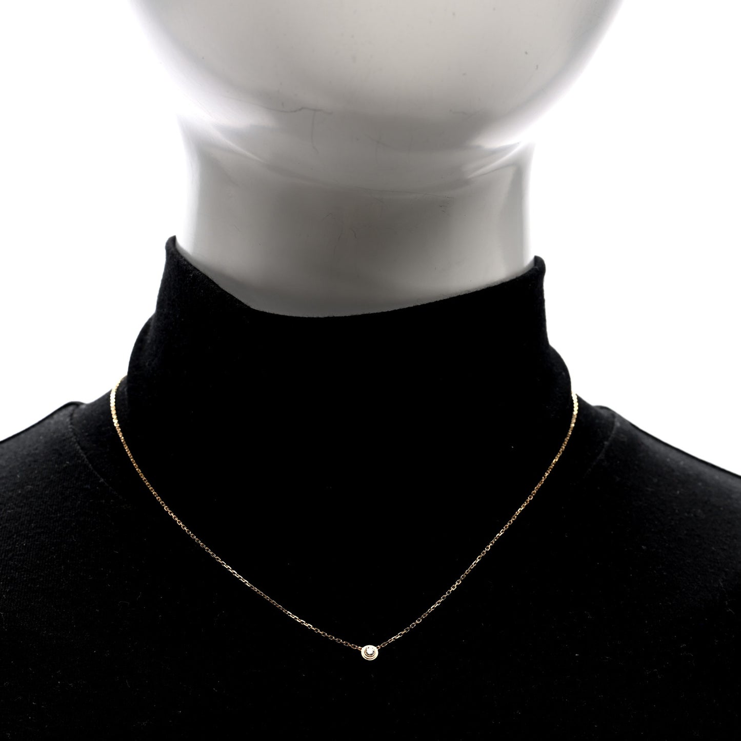 18K Pink Gold Diamond XS D'Amour Pendant Necklace