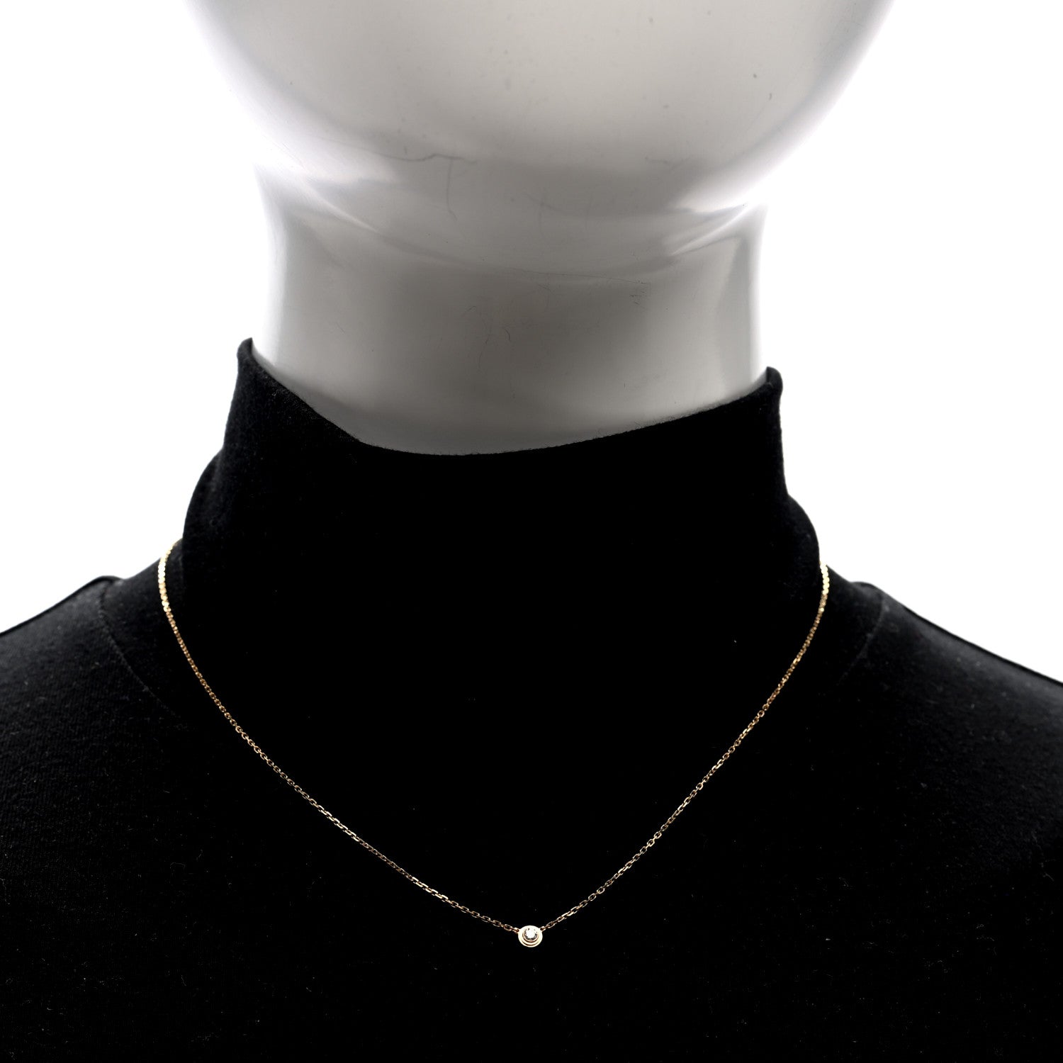 Cartier 18K Pink Gold Diamond XS D'Amour Pendant Necklace 2 of 5