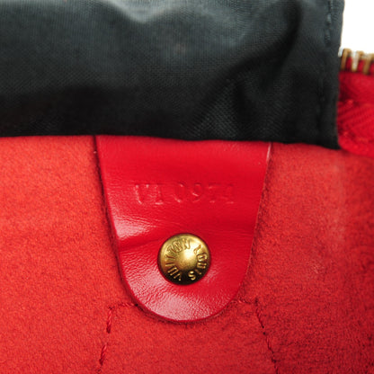 Louis Vuitton Epi Speedy 30 Rouge 11 of 13
