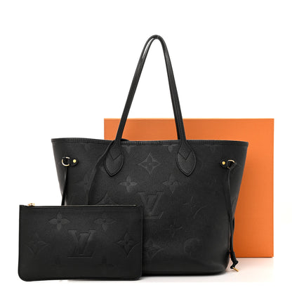 Louis Vuitton Empreinte Monogram Giant Neverfull MM Black 16 of 16