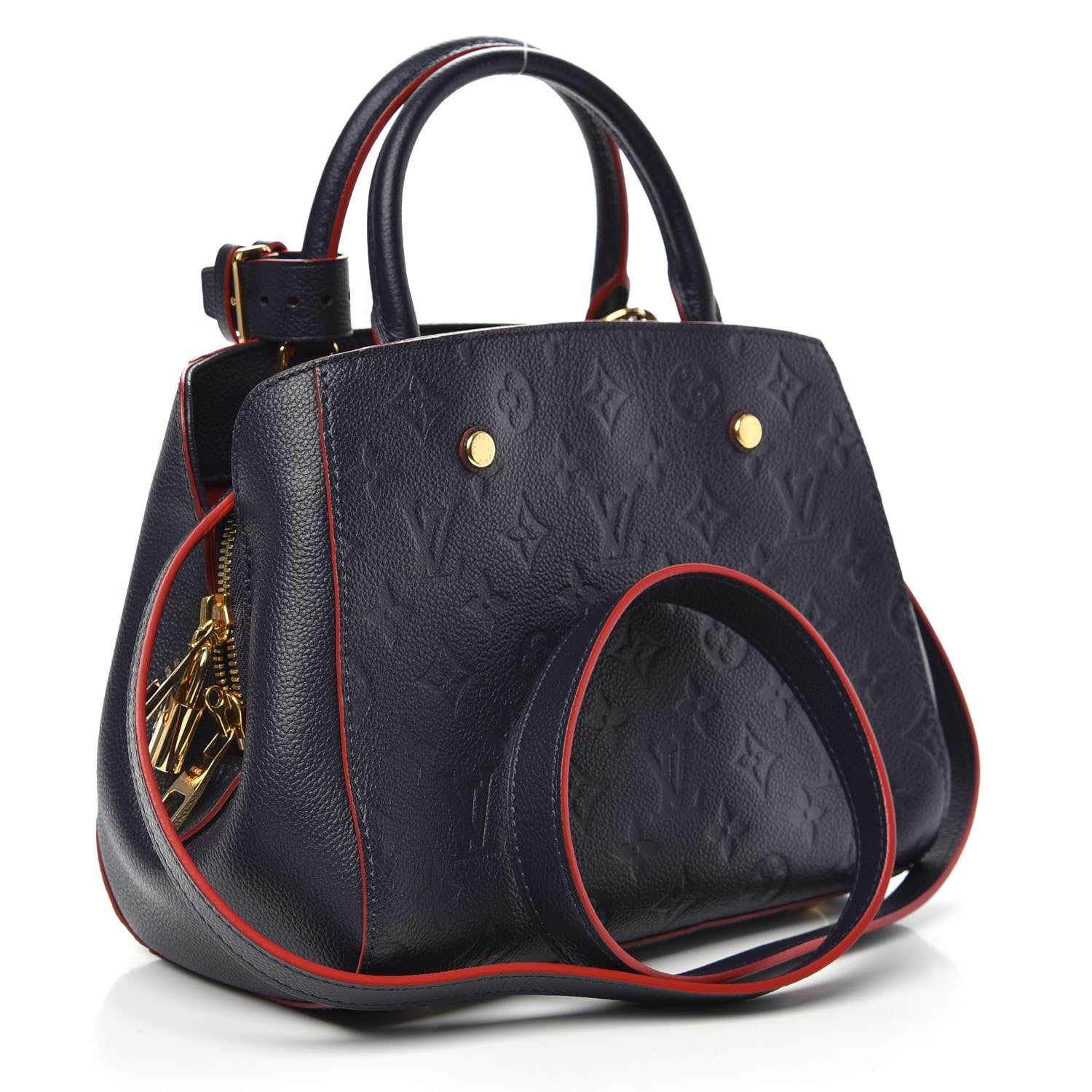 Louis Vuitton Empreinte Montaigne BB Marine Rouge 4 of 9