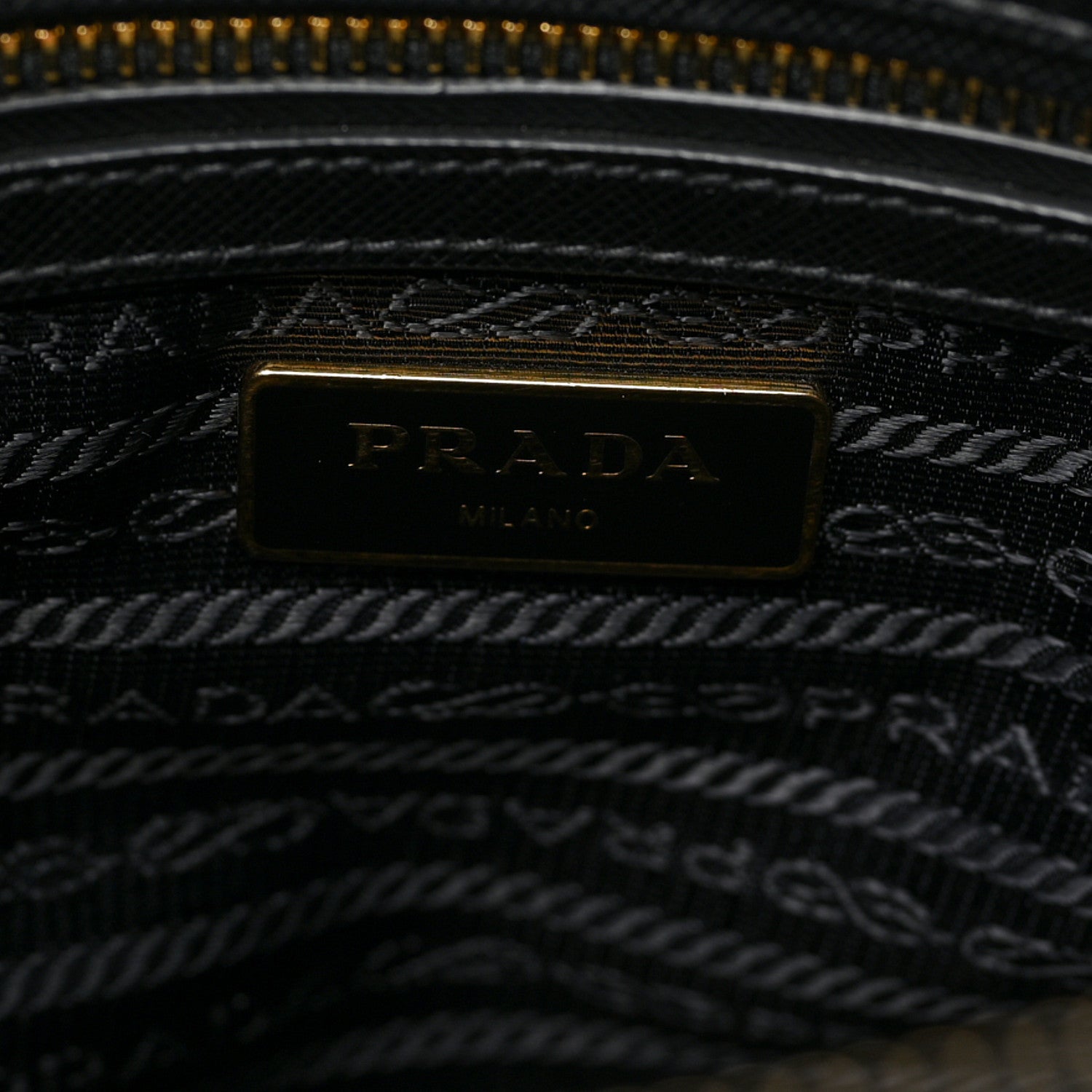 Prada Saffiano Small Galleria Double Zip Tote Black 6 of 9