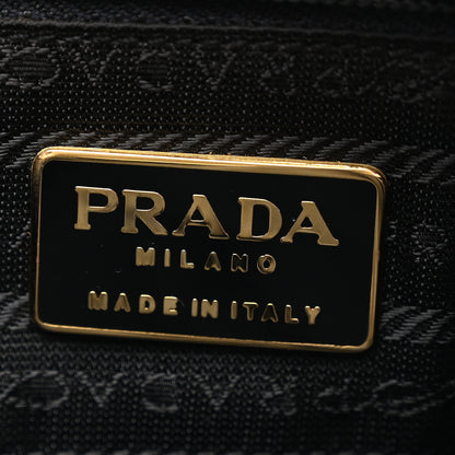 Prada Nylon Tessuto Impuntu Quilted Flap Shoulder Bag Black 6 of 10