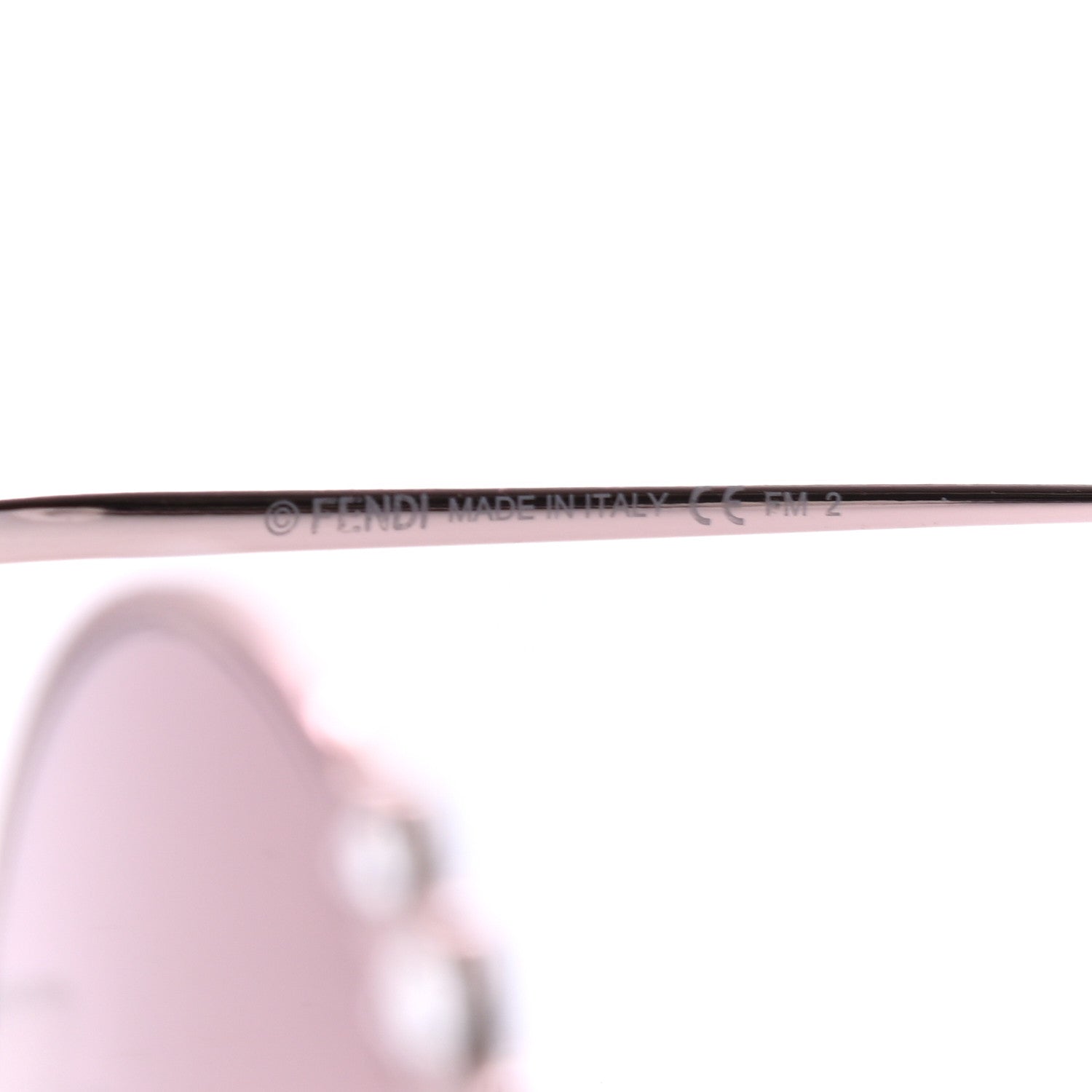 Fendi Crystal Sunglasses FF 0324/S Rose Gold 6 of 6
