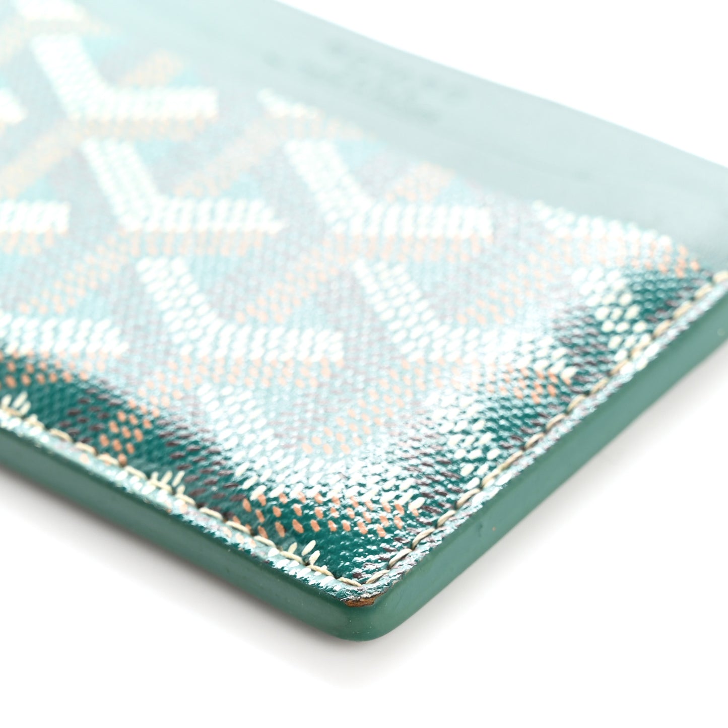 Goyardine Saint Sulpice Card Holder Green