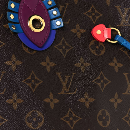 Louis Vuitton Monogram Totem Neverfull MM Magenta 9 of 15