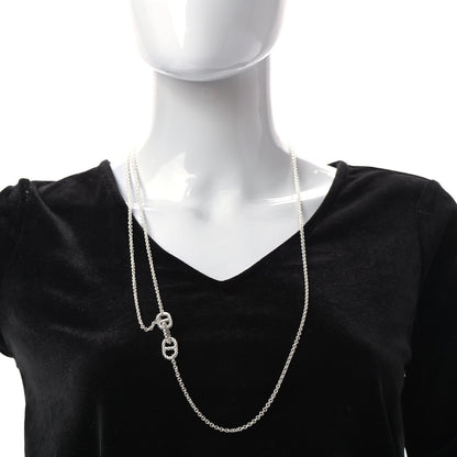 Hermes Sterling Silver Parade Necklace 2 of 6