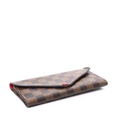 Louis Vuitton Damier Ebene Josephine Wallet Red 4 of 7