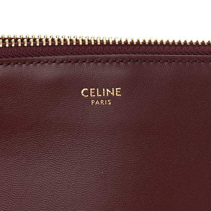 Celine Smooth Lambskin Small Trio Crossbody Bag Burgundy 8 of 12
