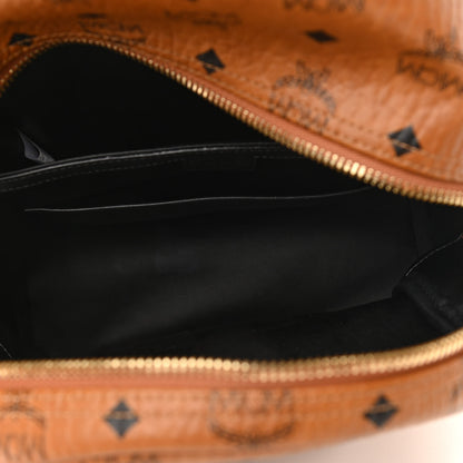 MCM Visetos Small Side Stud Stark Backpack Cognac 5 of 10