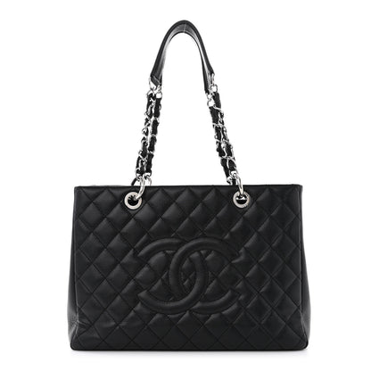 Chanel Caviar Quilted Grand Shopping Tote GST Black 1 of 11