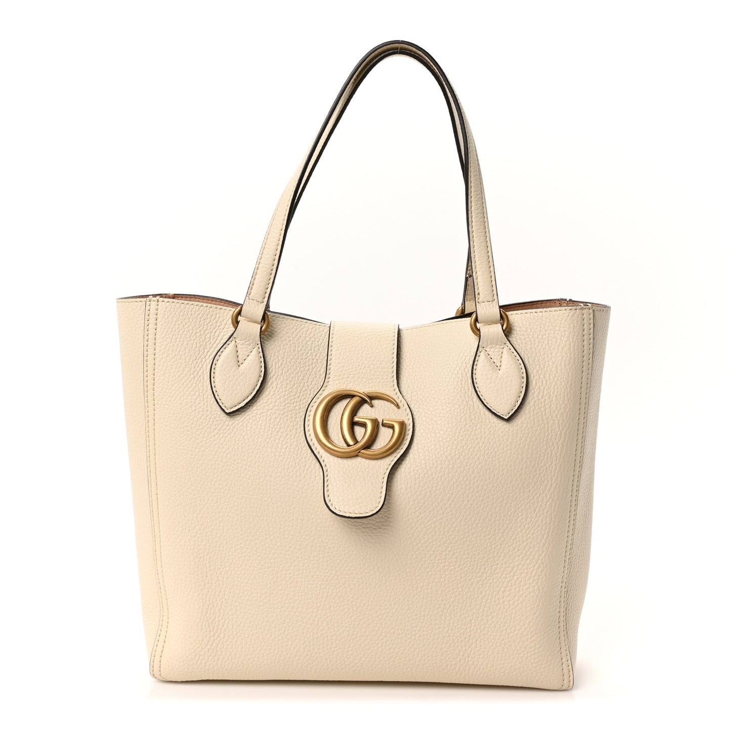 New Sakai Calfskin Lux Small Dahlia Tote Mystic White