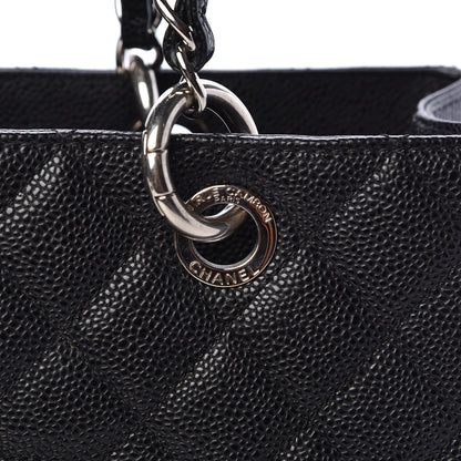 Chanel Caviar Quilted Grand Shopping Tote GST Black 8 of 18