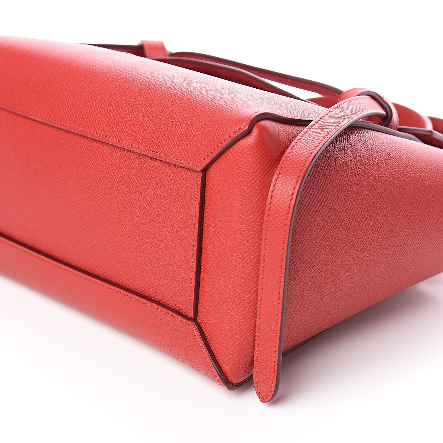 Grained Calfskin Mini Belt Bag Coquelicot