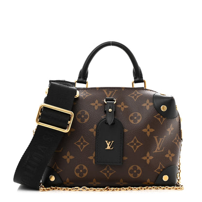 Louis Vuitton Monogram Petite Malle Souple Black 1 of 11