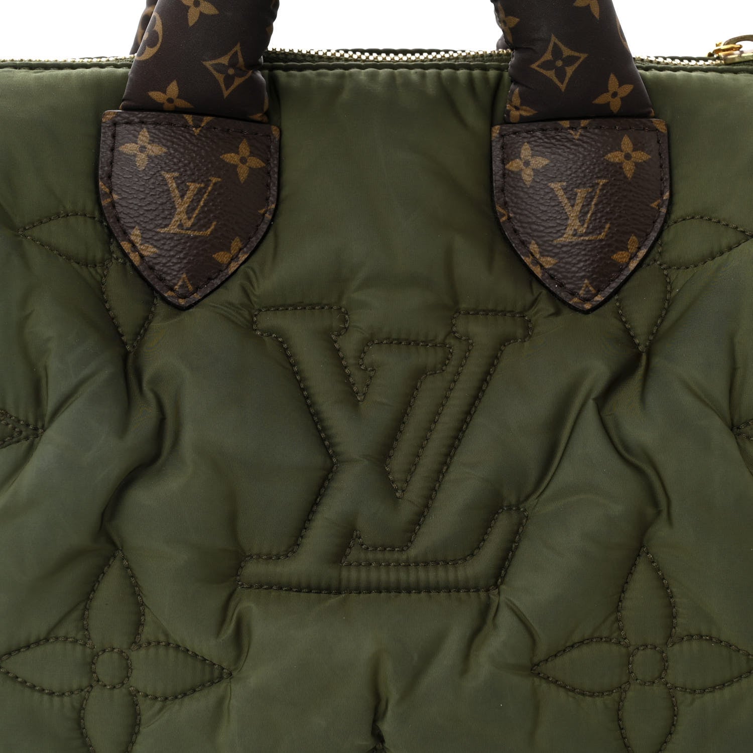 Louis Vuitton Econyl Mini Monogram Pillow Speedy Bandouliere 25 Khaki 7 of 9