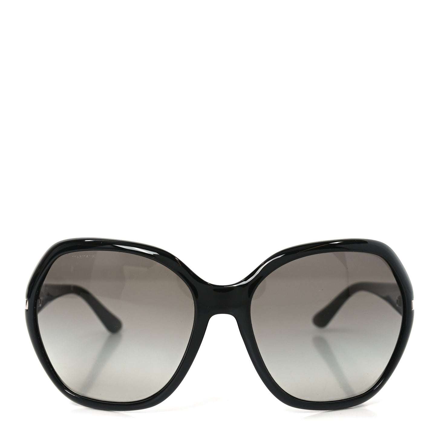 Acetate Heritage Round Sunglasses SPR14N Black