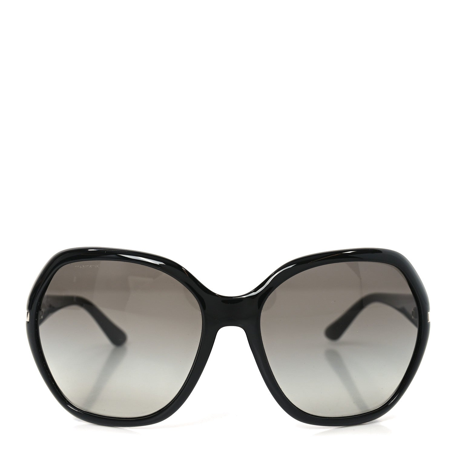 Prada Acetate Heritage Round Sunglasses SPR14N Black 2 of 7