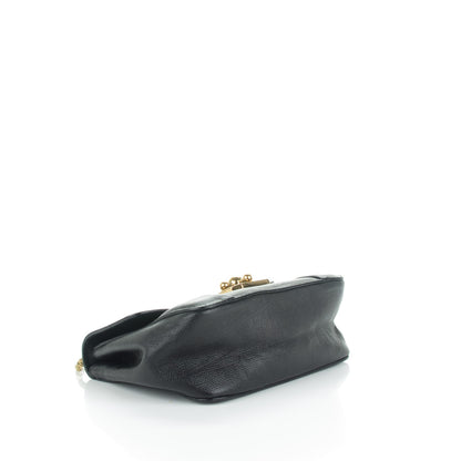 Chloe Goatskin Small Elsie Shoulder Bag Black 4 of 7