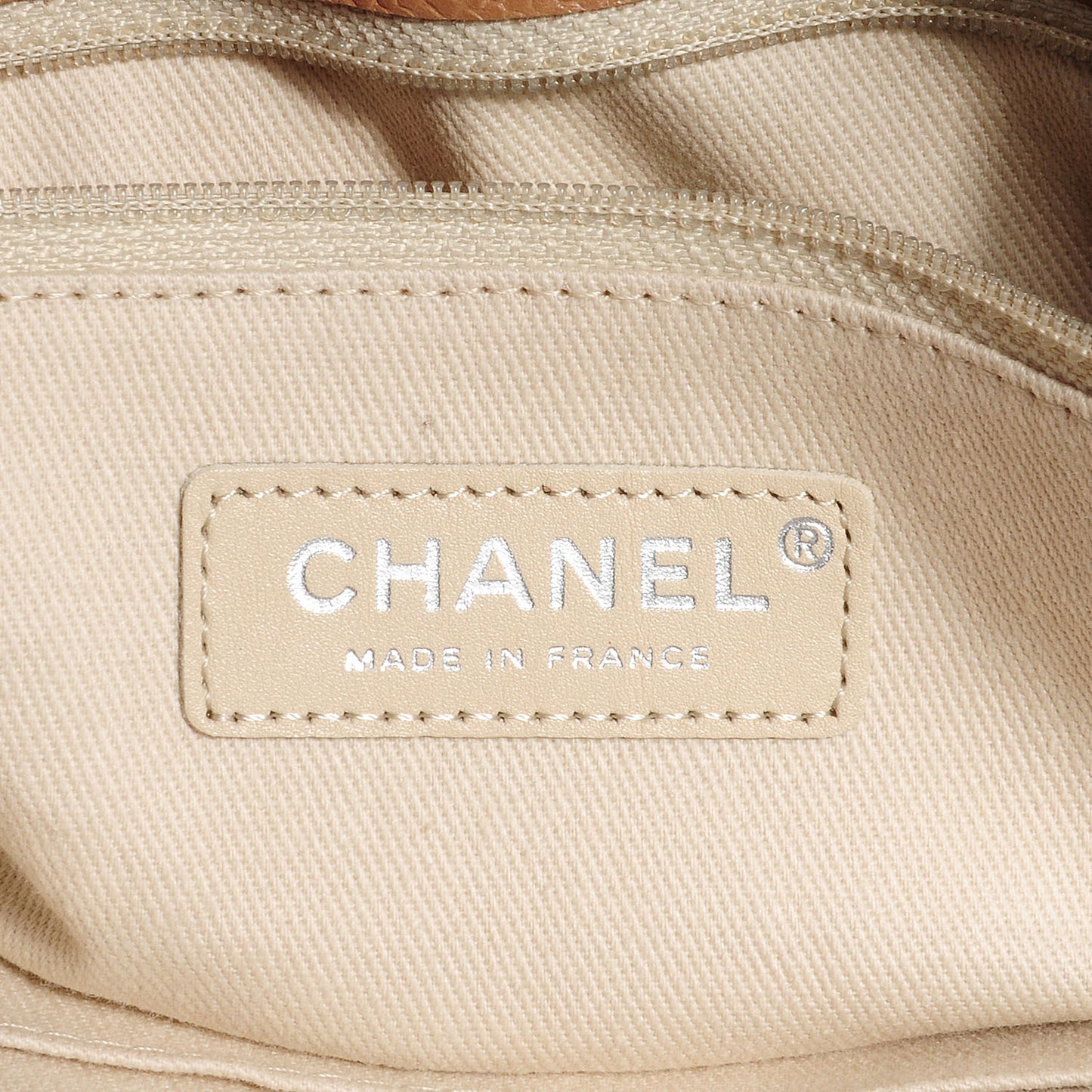 Caviar CC Timeless Shoulder Bag Dark Beige