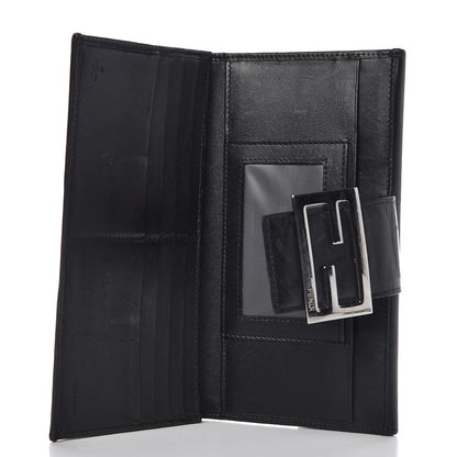 Fendi Zucchino Long Wallet Black 5 of 10