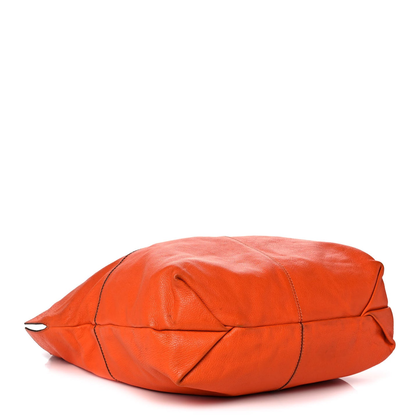 Calfskin George V Apron Bag Orange