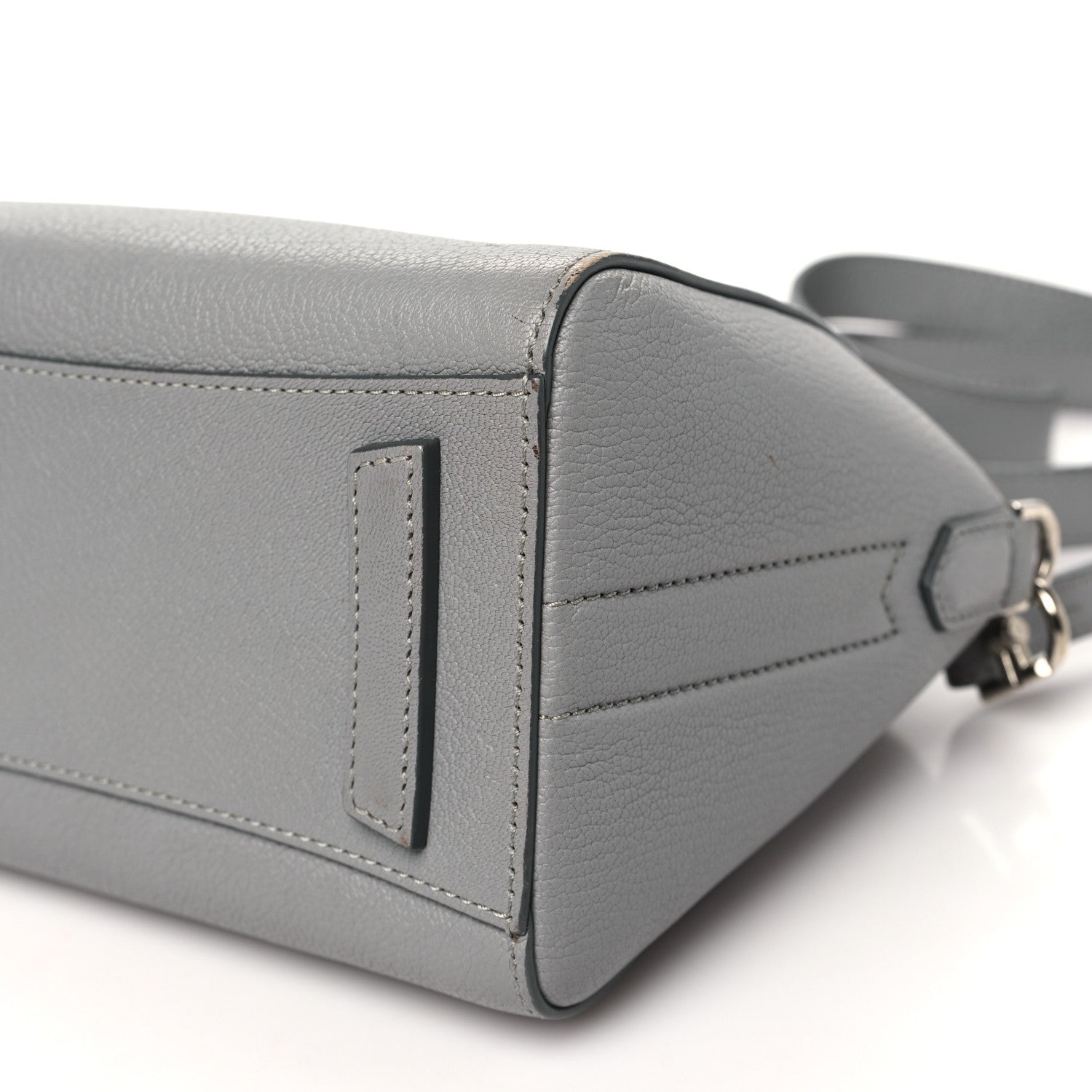 Givenchy Sugar Goatskin Mini Antigona Pearl Grey 10 of 12