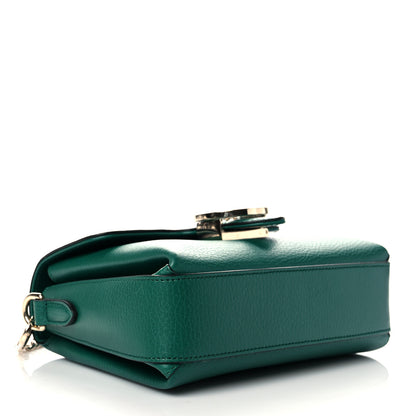 Gucci Dollar Calfskin Interlocking G Crossbody Bag Emerald 4 of 11