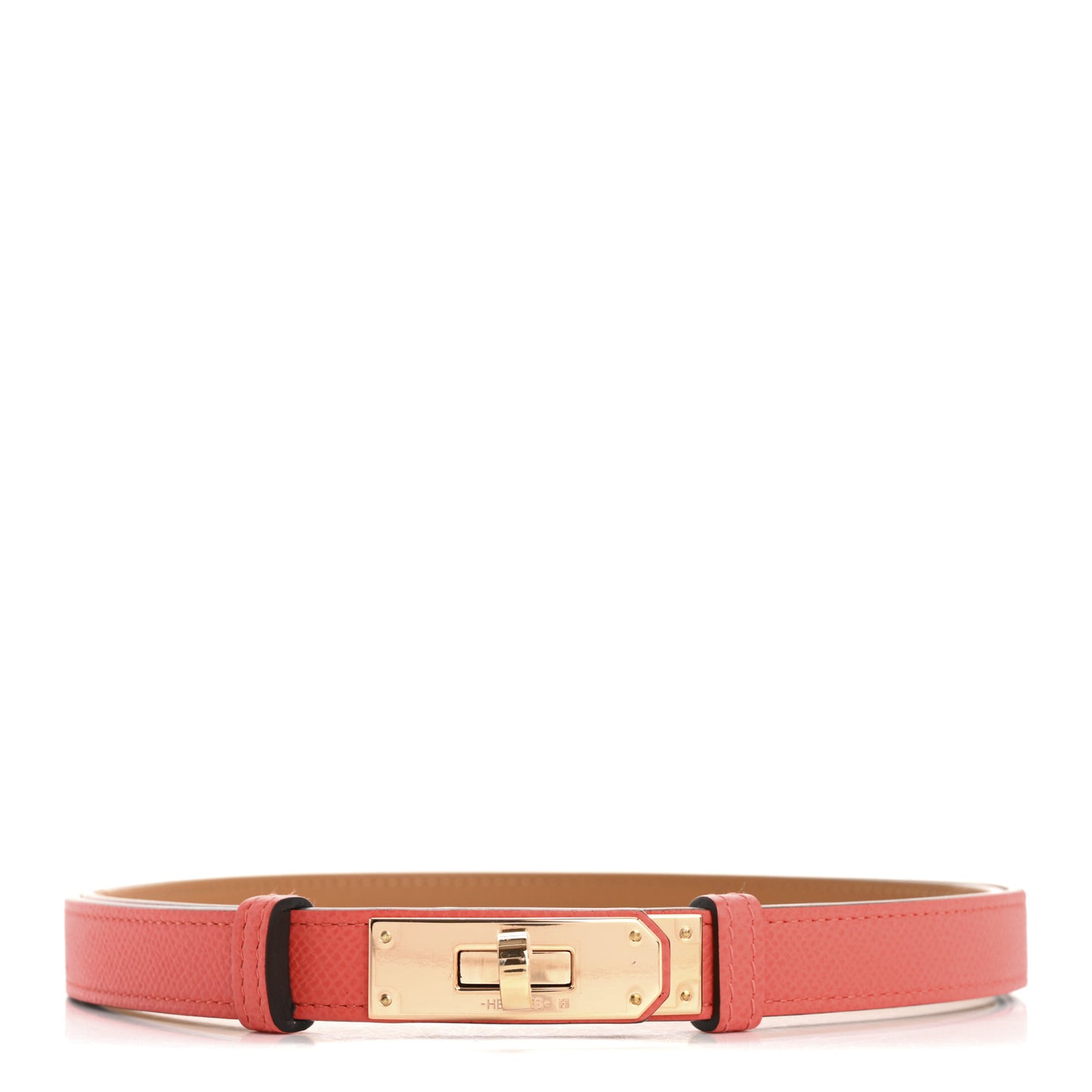 Epsom Kelly Belt Rose Texas