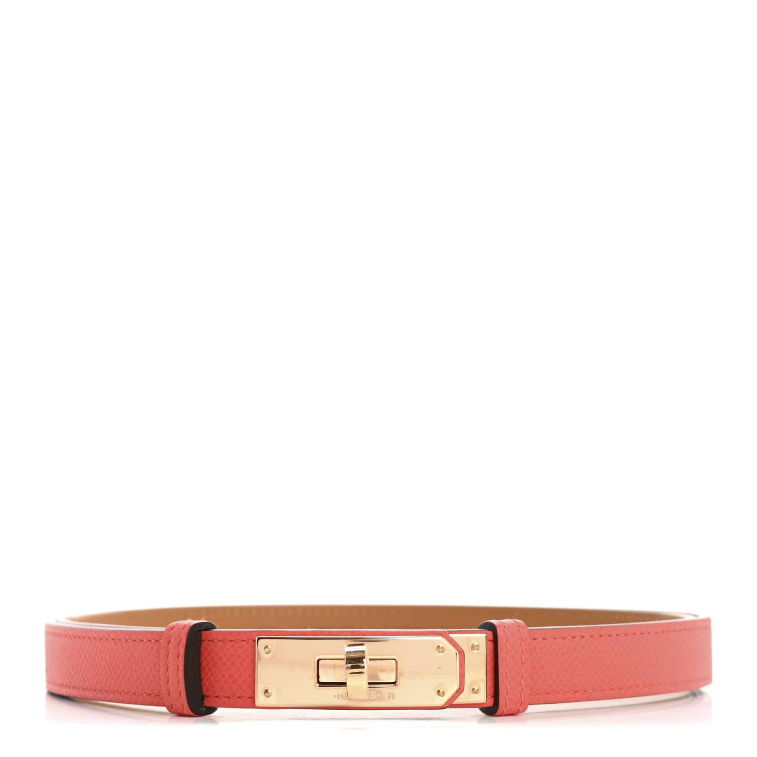 Hermes Epsom Kelly Belt Rose Texas 1 of 7