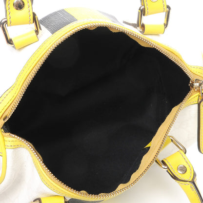 Gucci GG Plus Monogram Web Stripe Small Joy Boston Yellow 5 of 7