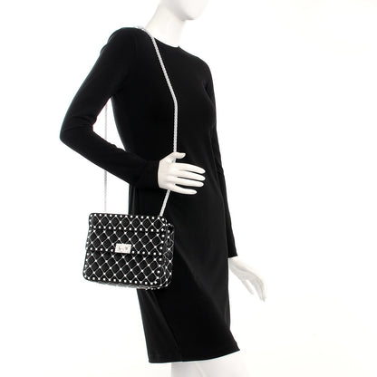 Valentino Garavani Lambskin Medium Free Rockstud Spike Shoulder Bag Black 2 of 7