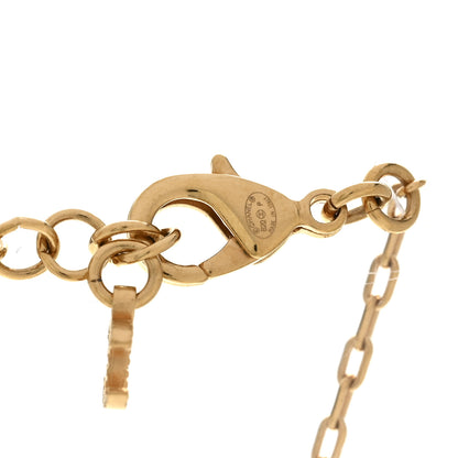 Chanel Metal Crystal 90's Icon Logo Necklace Gold 5 of 6