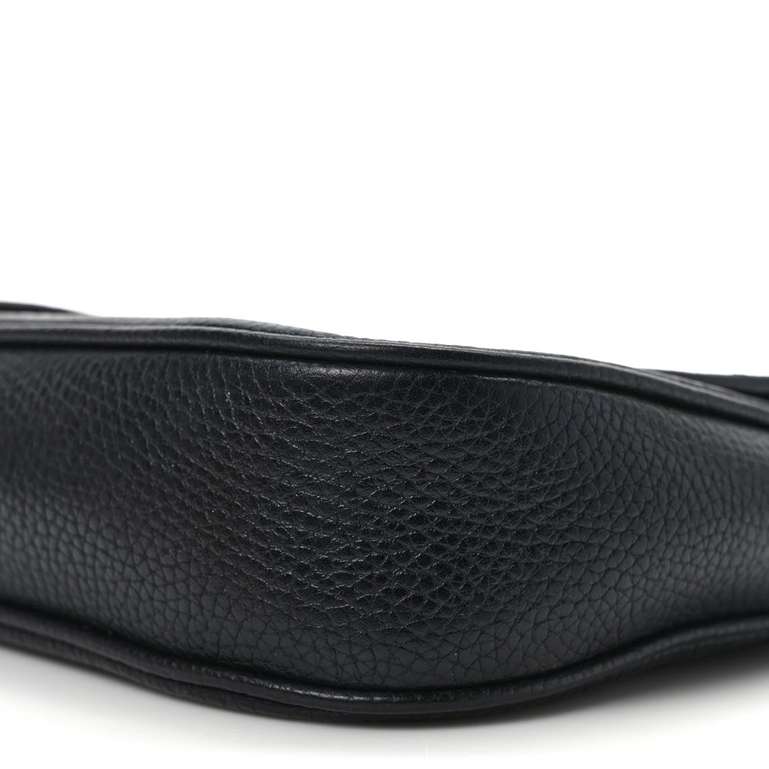 Gucci Pebbled Calfskin Medium Soho Flap Crossbody Black 9 of 9