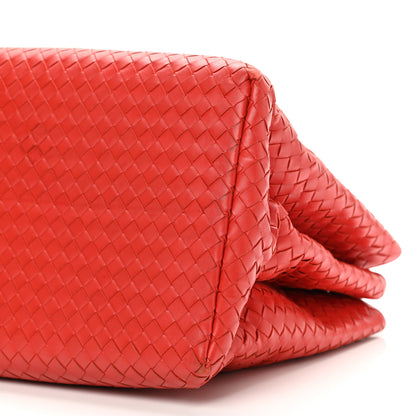 Bottega Veneta Nappa Intrecciato Medium Roma Tote Red 12 of 17