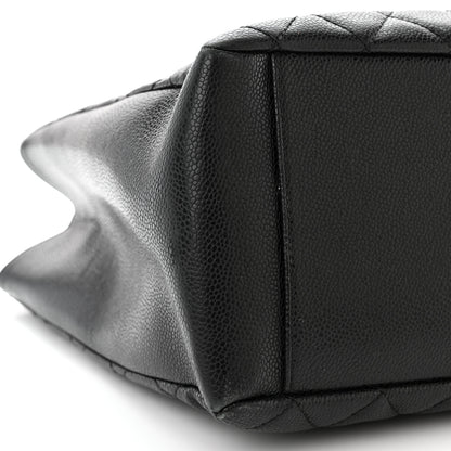 Chanel Caviar Quilted Grand Shopping Tote GST Black 10 of 11