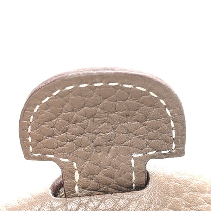 Hermes Taurillon Clemence Evelyne III GM Etoupe 7 of 10