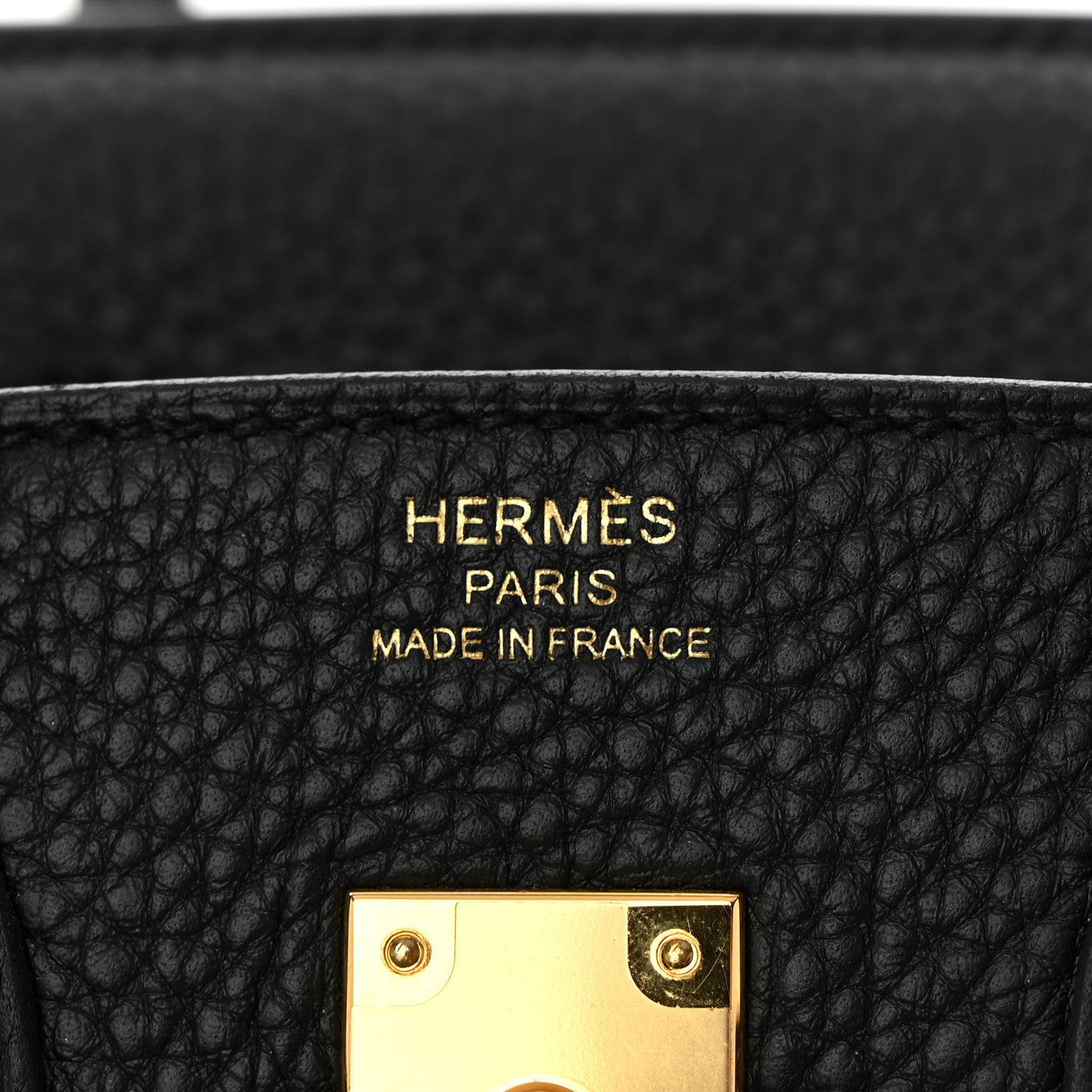 Hermes Togo Birkin 25 Black 6 of 10