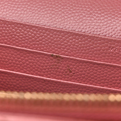 Saint Laurent Grain De Poudre Matelasse Chevron Monogram Chain Wallet Tender Pink 12 of 33