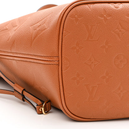 Louis Vuitton Empreinte Monogram Giant Neverfull MM Cognac 9 of 10