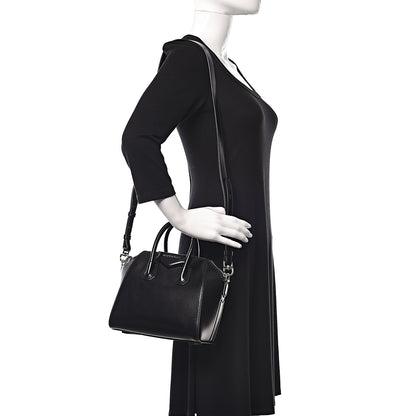 Givenchy Shiny Lord Calfskin Mini Antigona Black 2 of 10
