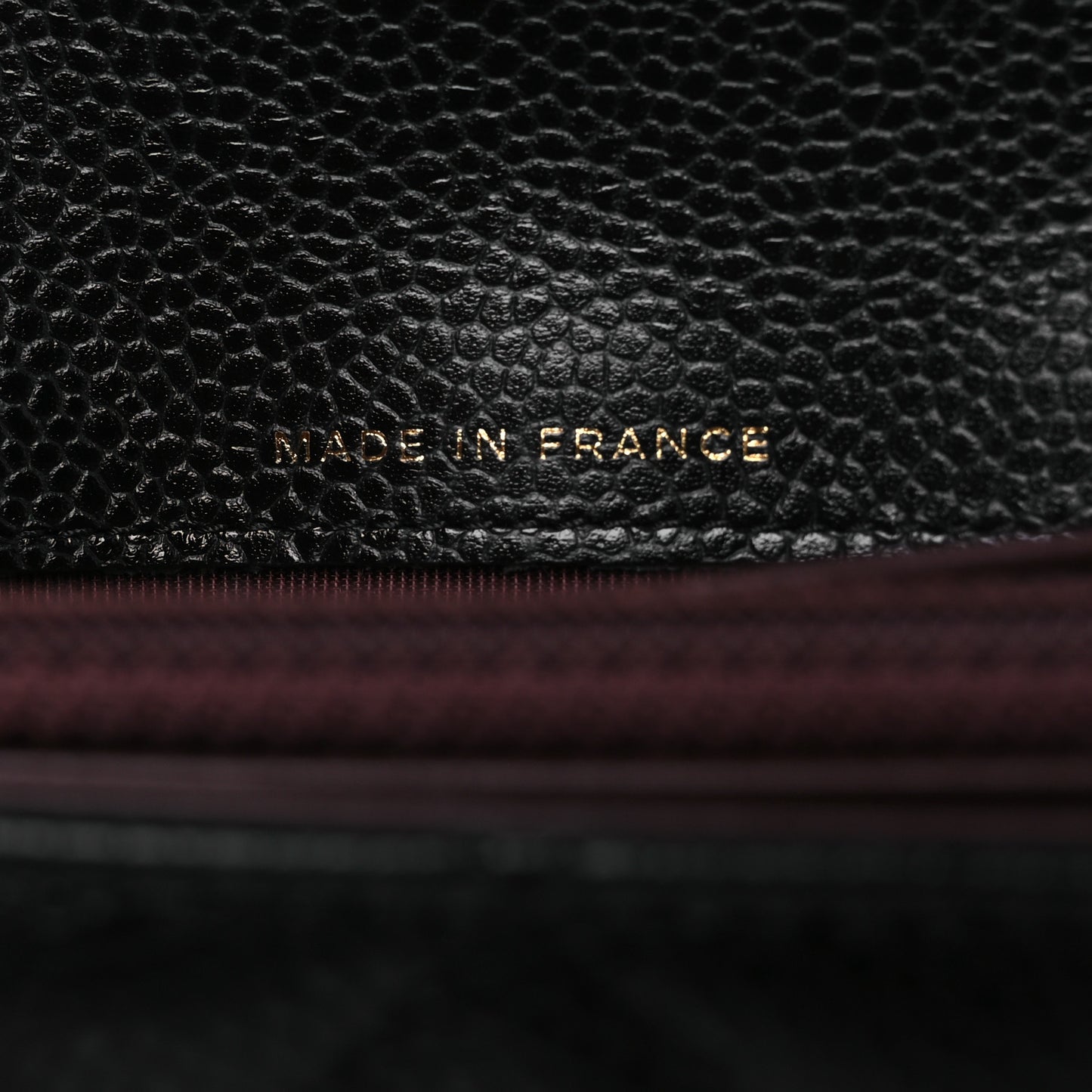 Caviar Quilted Large Gusset Flap Wallet Black