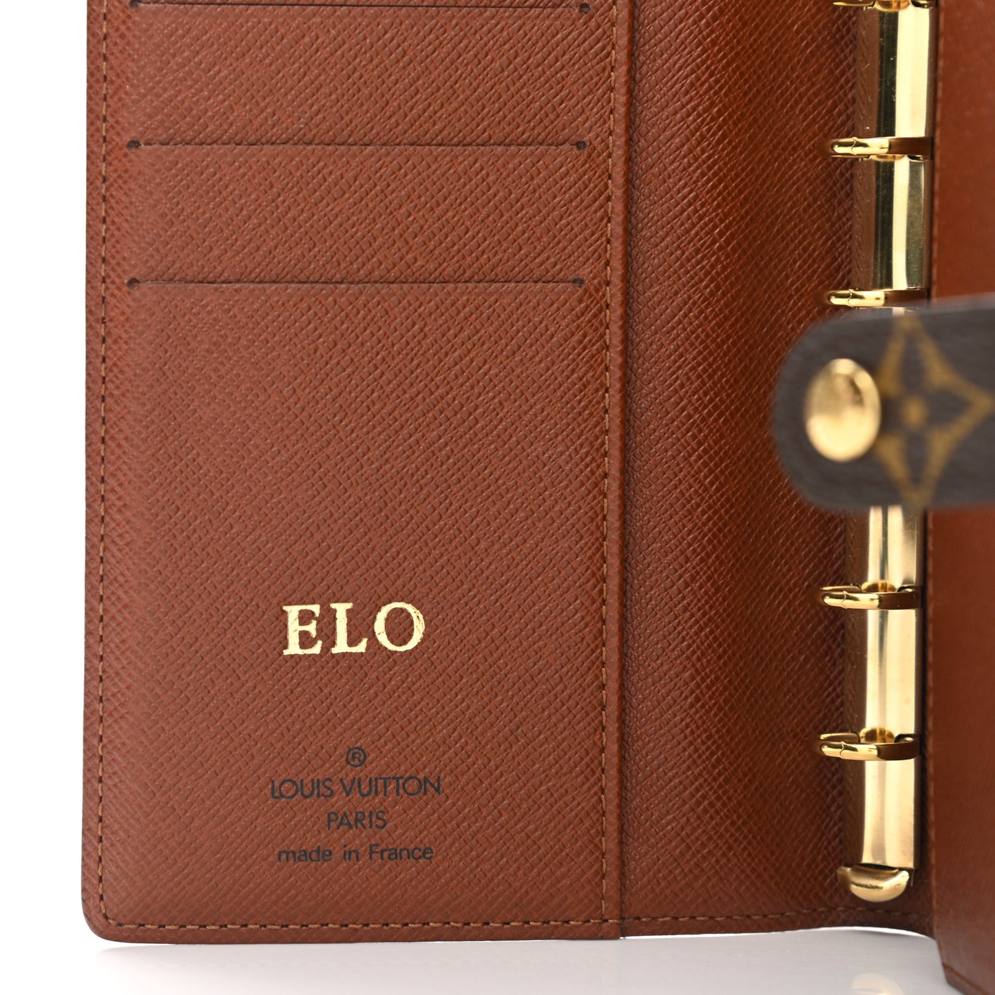 Monogram Small Ring Agenda Cover
