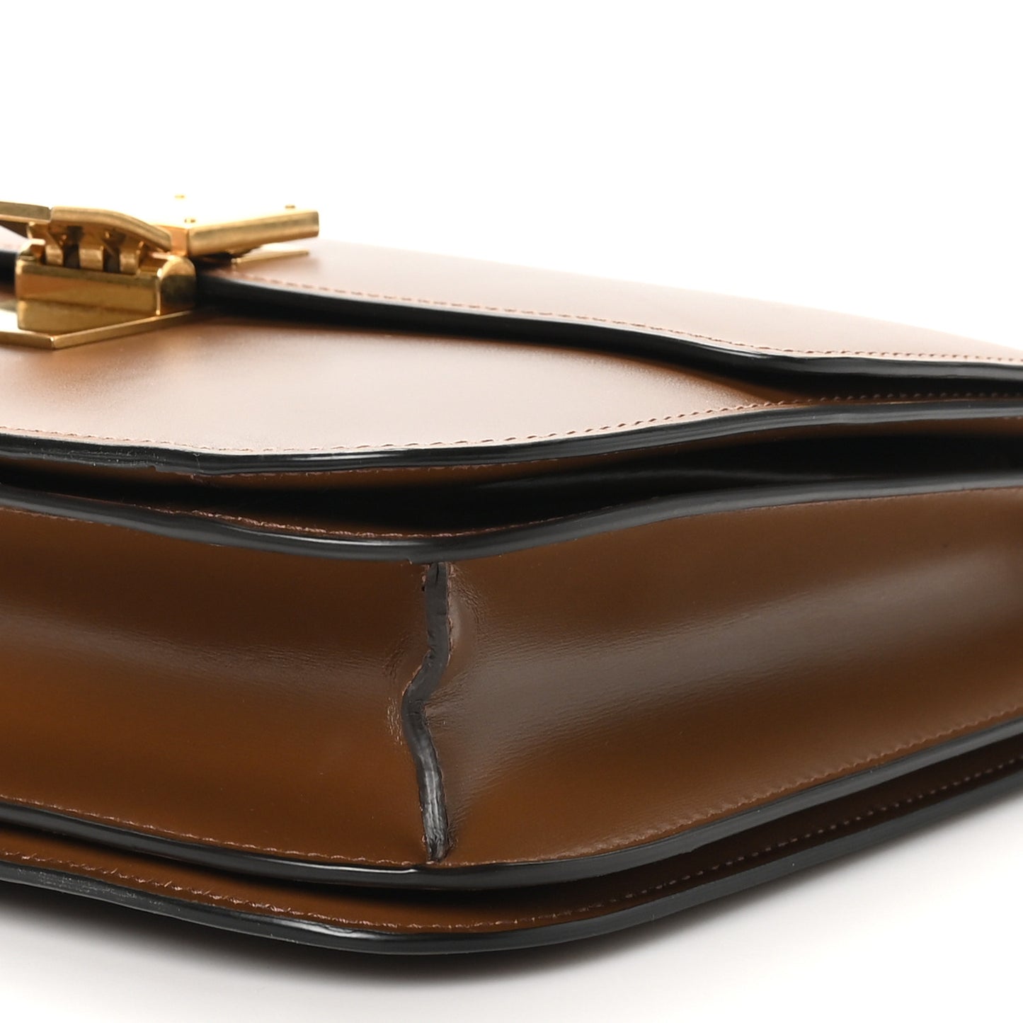 Box Calfskin Medium Classic Box Flap Bag Camel